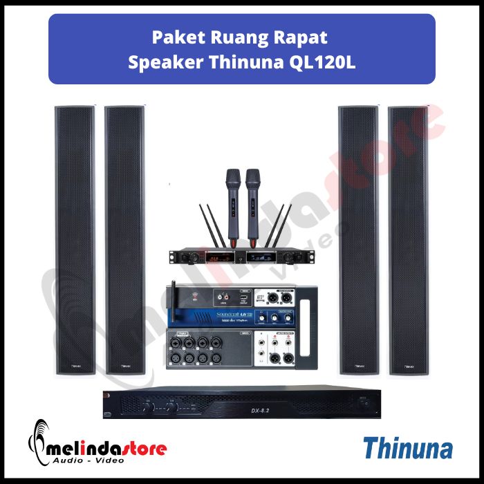 Paket Sound System Ruang Rapat Speaker Thinuna QL-120L| 4 Speaker